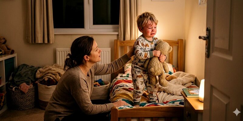 enfant 3 ans ne veut pas dormir seul